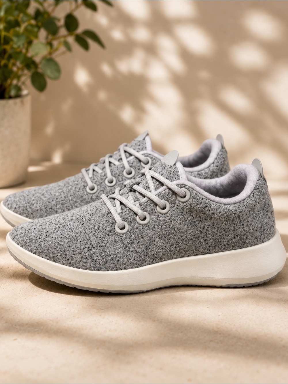 Allbirds Wool Runner Mizzle Gray  Sneakers Women's Size 8 NWOT Water-Resistant